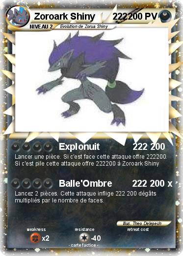 Pokemon Zoroark Shiny       222