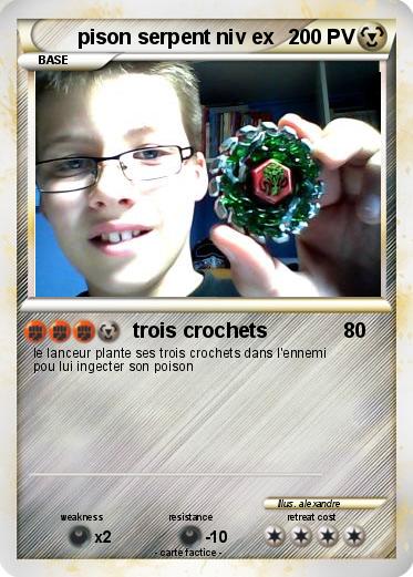 Pokemon pison serpent niv ex