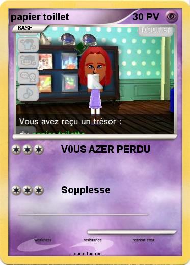 Pokemon papier toillet