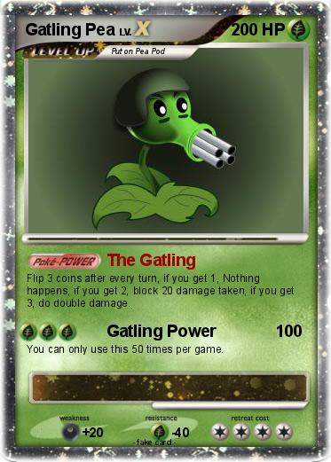 Pokemon Gatling Pea