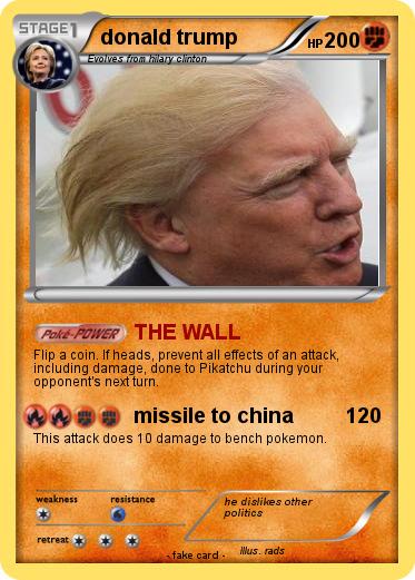 Pokemon donald trump