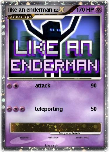 Pokemon like an enderman