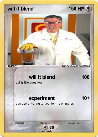 Pokemon will it blend