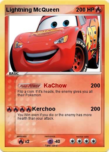 Pokemon Lightning McQueen