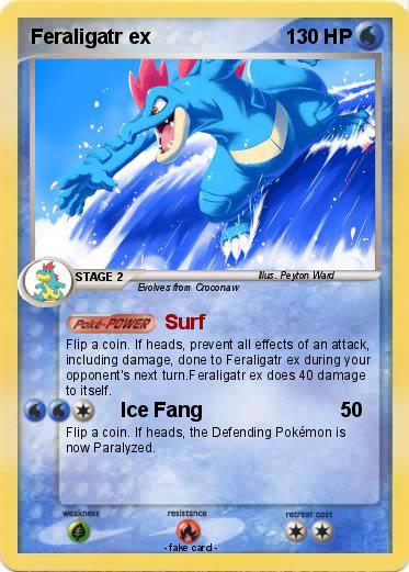 Pokemon Feraligatr ex