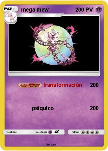 Pokemon mega mew