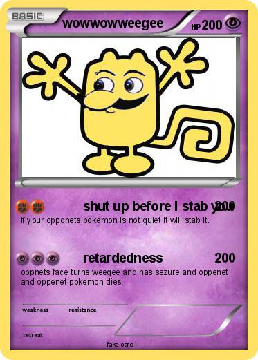 Pokemon wowwowweegee