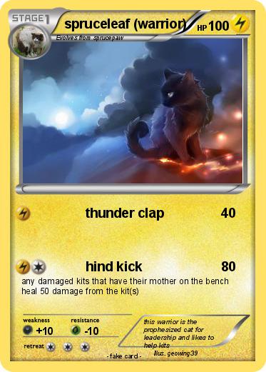 Pokemon spruceleaf (warrior)