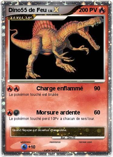Pokemon Dino55 de Feu