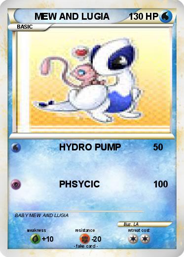 Pokemon MEW AND LUGIA
