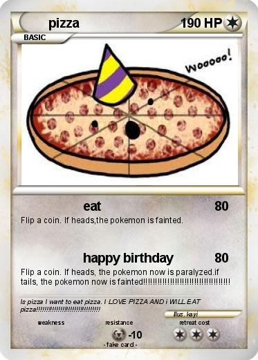 Pokemon pizza