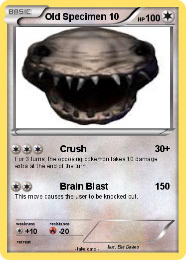 Pokemon Old Specimen 10