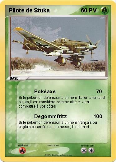 Pokemon Pilote de Stuka