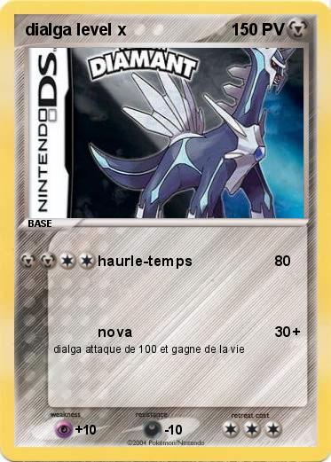 Pokemon dialga level x