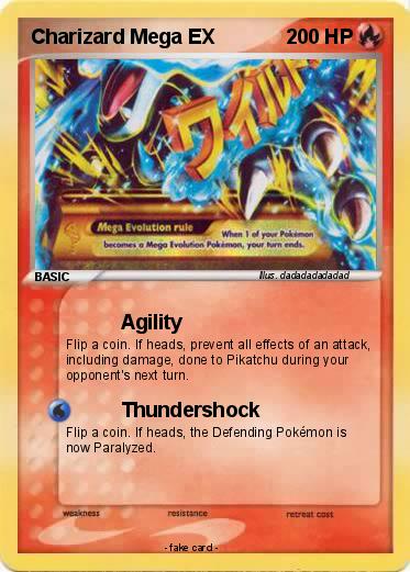 Pokemon Charizard Mega EX