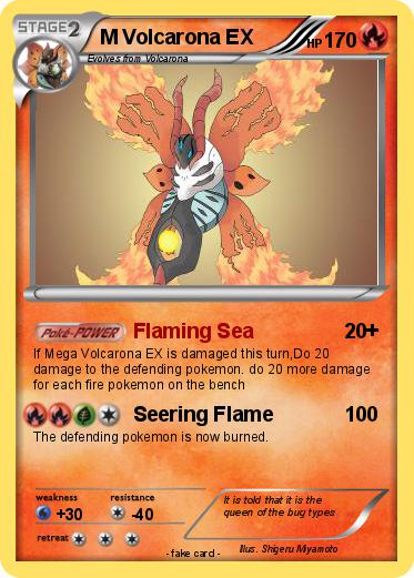 Pokemon M Volcarona EX