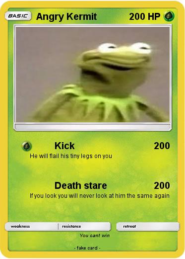 Pokemon Angry Kermit