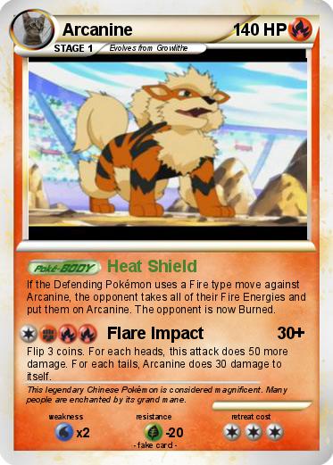 Pokemon Arcanine