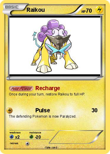 Pokemon Raikou