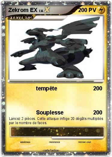 Pokemon Zekrom EX