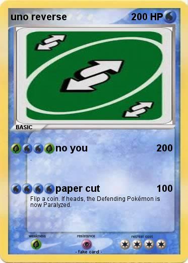 Pokemon uno reverse