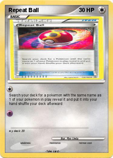 Pokemon Repeat Ball
