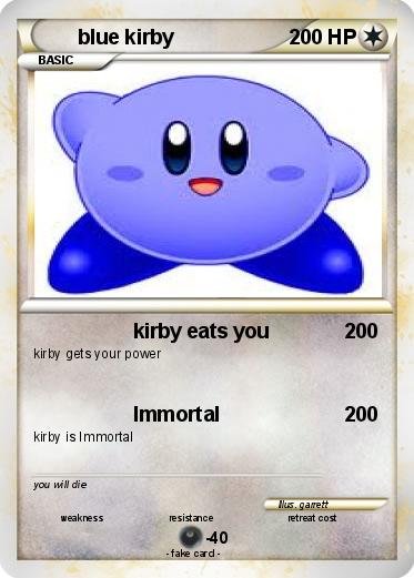 Pokemon blue kirby
