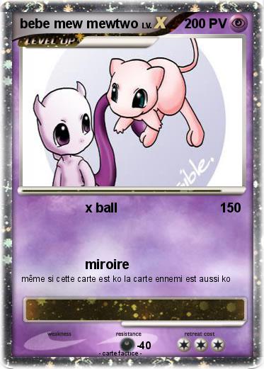 Pokemon bebe mew mewtwo