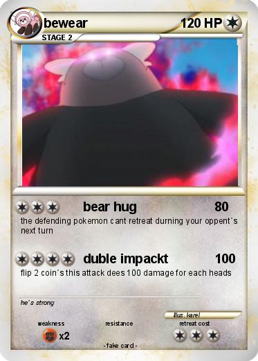 Pokemon bewear