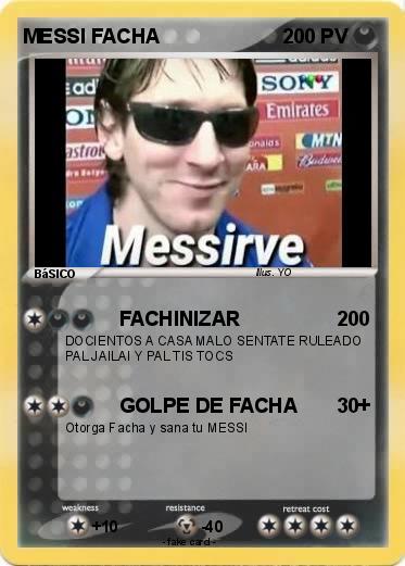 Pokemon MESSI FACHA