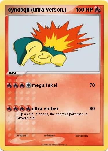 Pokemon cyndaqill(ultra verson.)