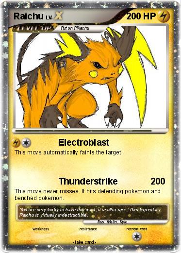Pokemon Raichu