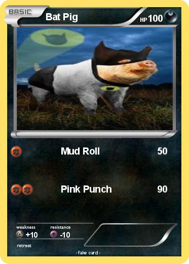 Pokemon Bat Pig