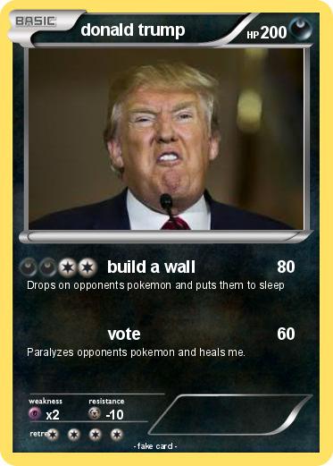 Pokemon donald trump