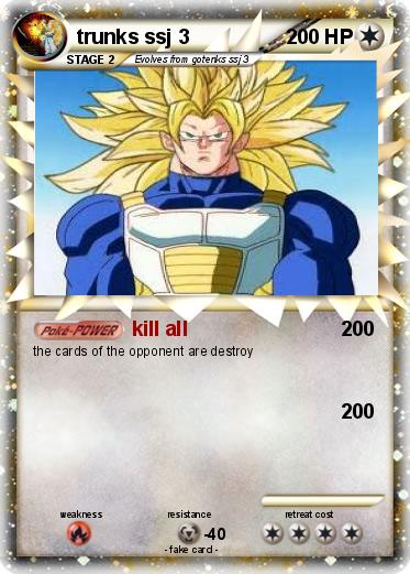 Pokemon trunks ssj 3