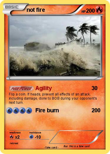 Pokemon not fire