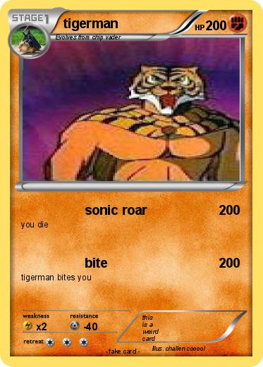 Pokemon tigerman