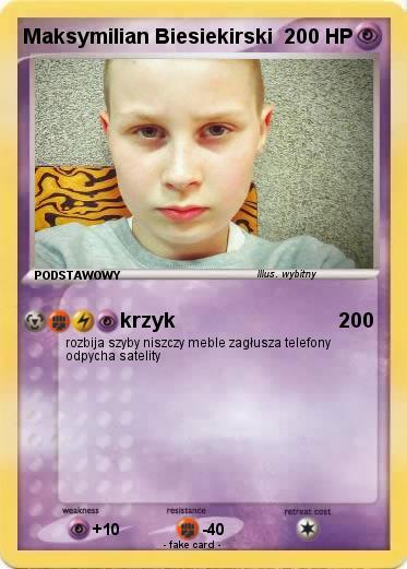 Pokemon Maksymilian Biesiekirski