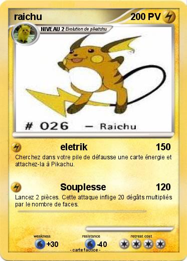 Pokemon raichu
