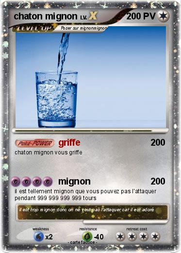 Pokemon chaton mignon