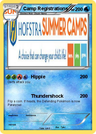 Pokemon Camp Registrations