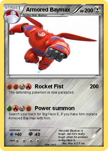 Pokemon Armored Baymax