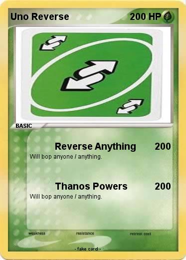 Pokemon Uno Reverse