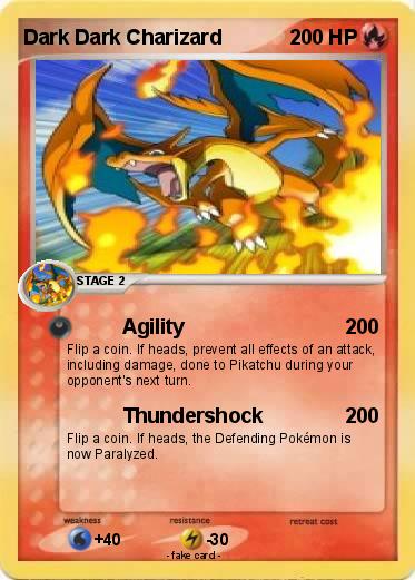 Pokemon Dark Dark Charizard