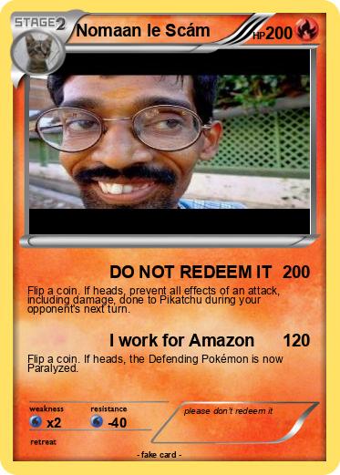 Pokemon Nomaan le Scám