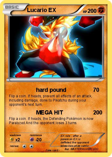 Pokemon Lucario EX