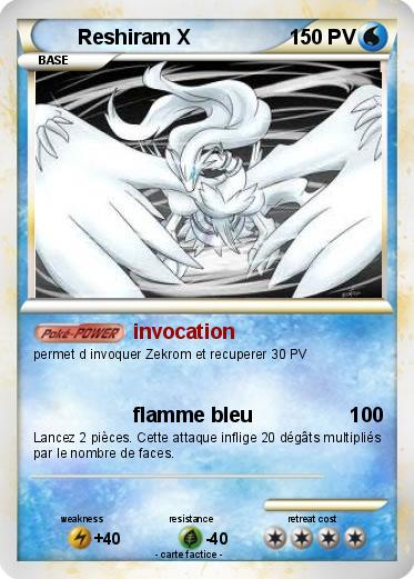 Pokemon Reshiram X