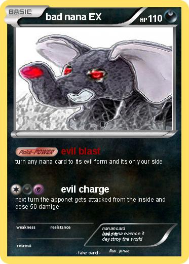 Pokemon bad nana EX
