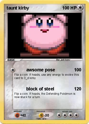 Pokemon taunt kirby