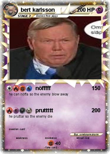 Pokemon bert karlsson